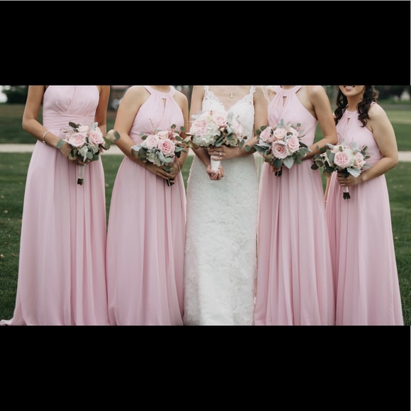 Azazie Abbey dress in candy pink - Picture 4 of 5